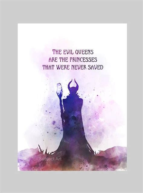 Maleficent inspired Quote 2 ART PRINT illustration Sleeping | Art ...