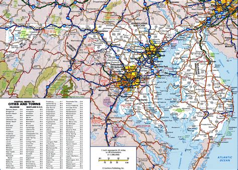 Printable Map Of Maryland