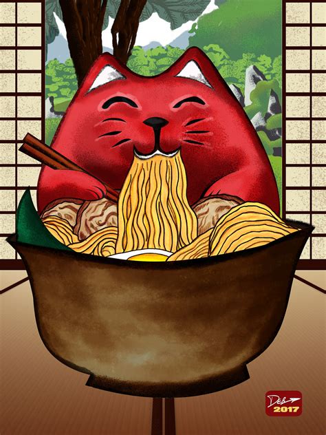 Ramen Cat on Behance