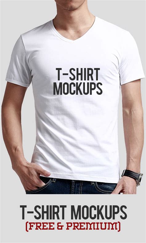 T Shirt Mockups (Free & Premium) For Designers | Mockups | Graphic ...