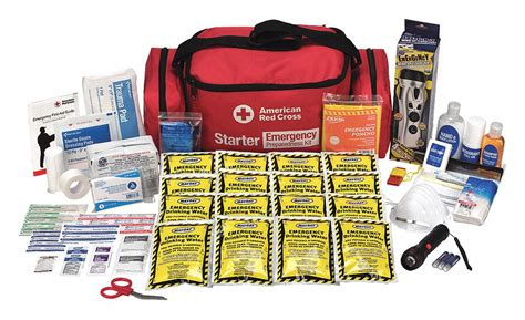 AMERICAN RED CROSS First Aid Kit, Kit, Nylon, Emergency Preparedness, 1 ...