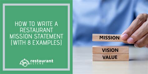 How to Write a Restaurant Mission Statement (with 8 Examples ...