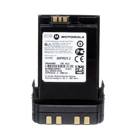 Motorola IMPRES 2 APX Battery 2550mAh IP68 PMNN4485A | BTW Communications