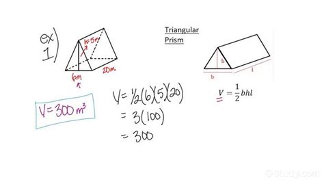 Volume Formula For A Triangular Prism