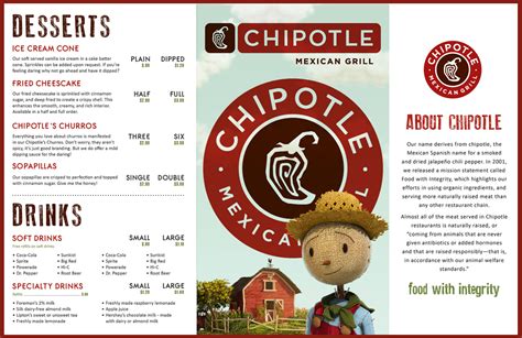 Chipotle Menu - 10 Free PDF Printables | Printablee