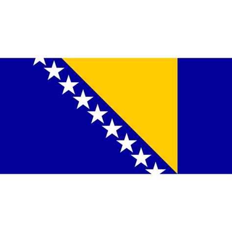 Flag of Bosnia and Herzegovina | Free SVG