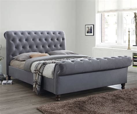 Upholstered Fabric Bed Frames & Divan Bed Set Online in UK | Super king ...