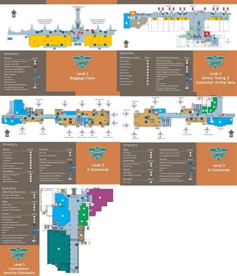 Albuquerque International Sunport map - Ontheworldmap.com