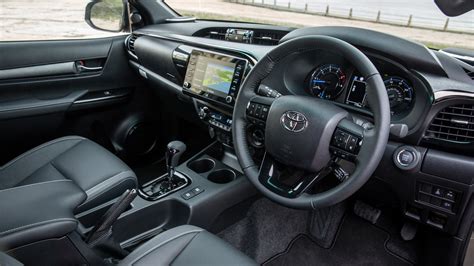 Toyota Hilux Interior Layout & Technology | Top Gear