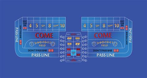 8 foot casino craps layout blue - Casino 4 You