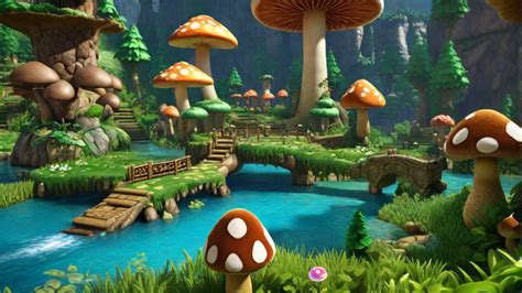 Mushroom Kingdom Map - Mushroom Growing