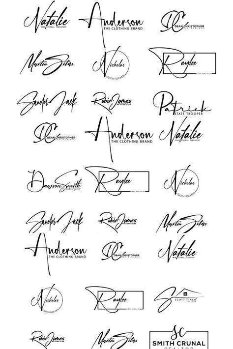 I will design handwritten, signature, scripted, cursive logo Cursive ...