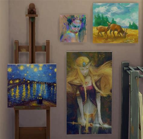 Impressionist Paintings Replaced by DaisyTighfield at Mod The Sims ...