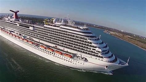 Carnival Cruise Departing Port Canaveral - YouTube