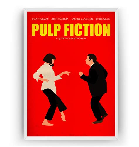 John Travolta Signed Framed Pulp Fiction #1 Movie Poster ...