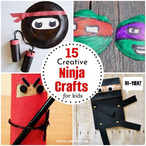 15 Creative Ninja Crafts for Kids That Will Make Them Squeal