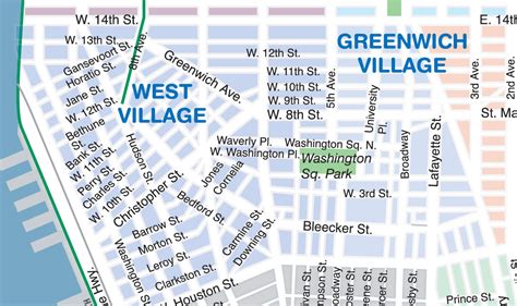 greenwich-village-nyc-map – Elegant New York