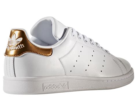 Adidas Originals Women's Stan Smith Shoe - White/Gold | Catch.com.au