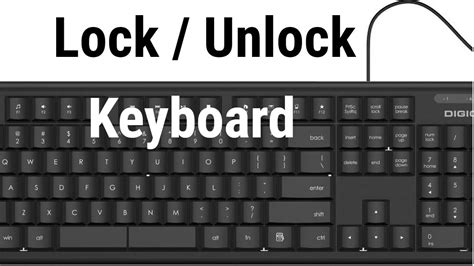 How to unlock computer keyboard - pooprocess