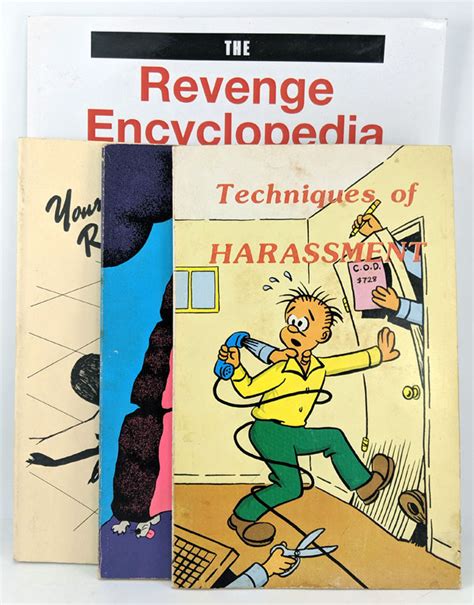 Lot of 4 Books on Revenge (The Revenge Encyclopedia, Your Revenge is in ...