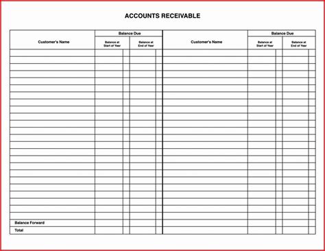 Accounting Ledger Book Template Free Bookkeeping Spreadshee accounting ...