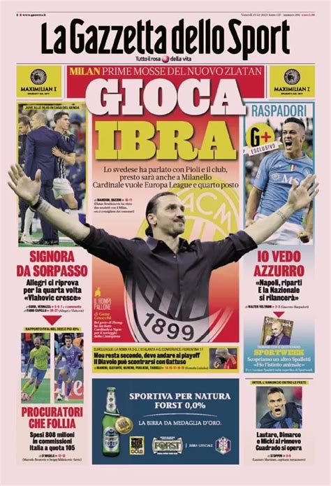 Le prime pagine dei giornali sportivi di oggi - CalcioAtalanta