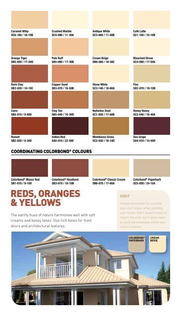 Solver Exterior Colour Chart