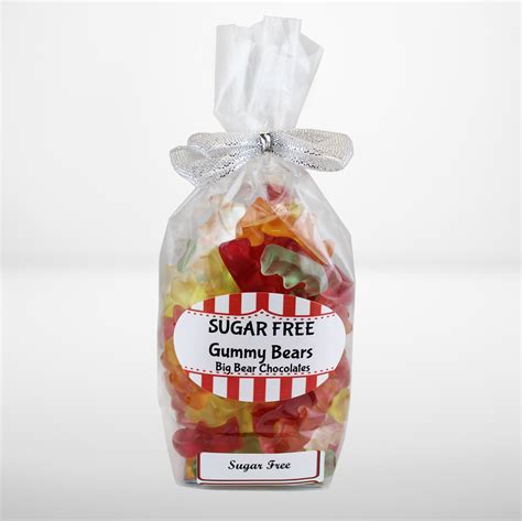 SUGAR FREE* Gummy Bears - Big Bear Chocolates