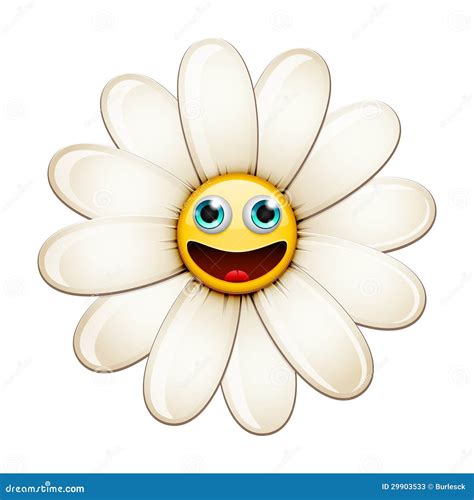 Smiling Flower, Happy Daisy Stock Photos - Image: 29903533