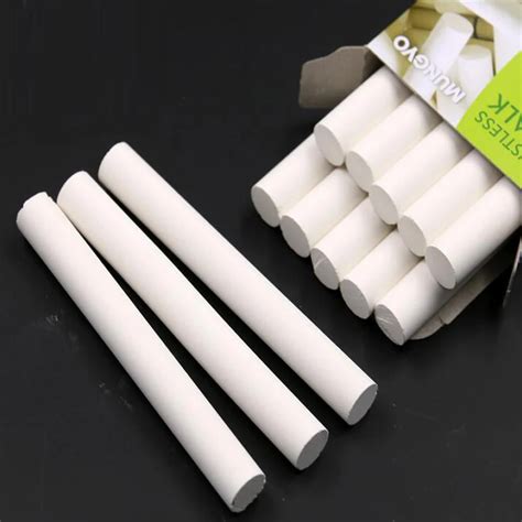 10pcs / Lot Korea Safe White Dustless Chalk Pen Drawing Set Chalk Porta ...