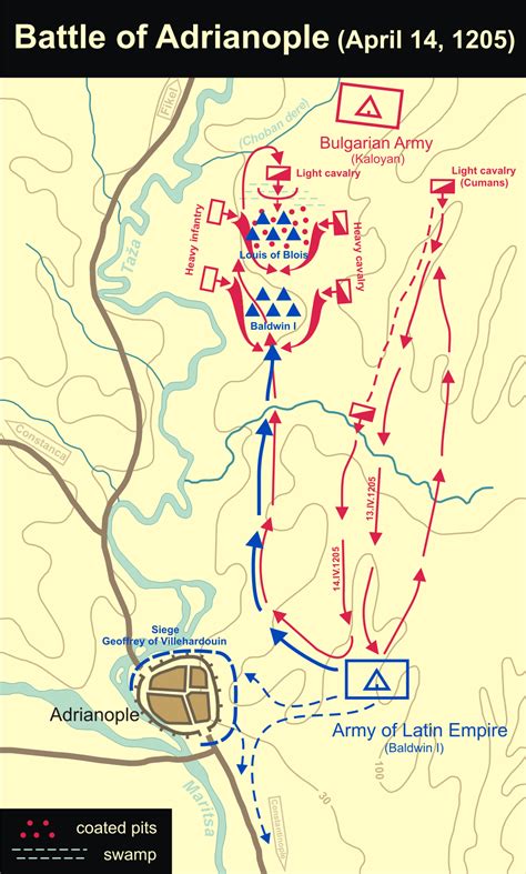 Battle of Adrianople (1205) - April 14, 1205 | Important Events on ...