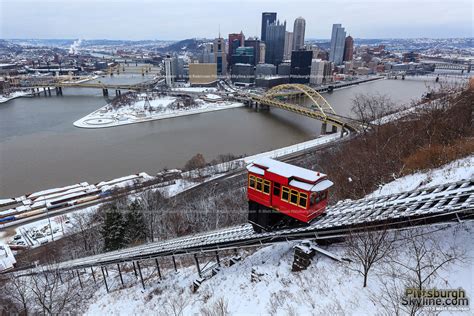 Duquesne Incline and Pittsburgh covered in snow - MetroScenes.com ...