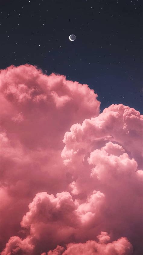 Aesthetic Pink Cloud - , Aesthetic Pink Cloud Background on Bat ...