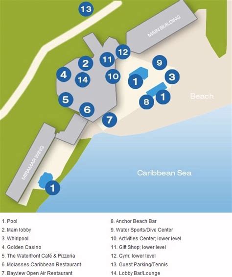 Resort Map | Sonesta Great Bay | St.Maarten