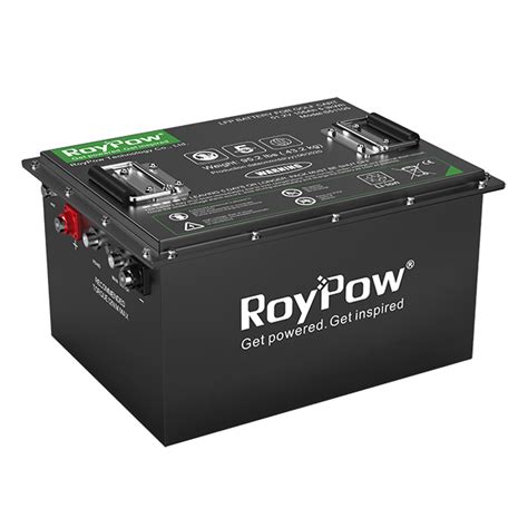 King of Carts RoyPow Lithium Battery w/ dash-mount battery meter ...