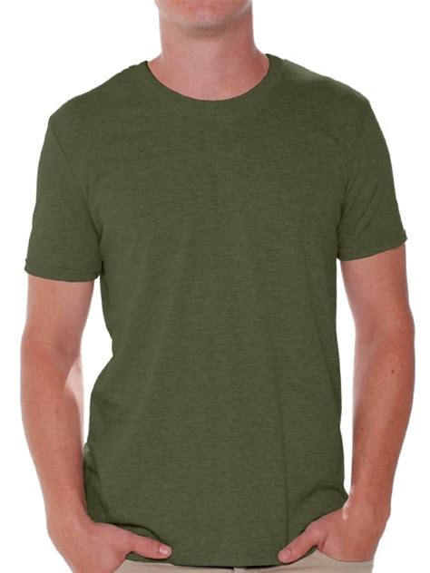 Gildan - Gildan Men Military Green T-Shirts Value Pack Shirts for Men ...