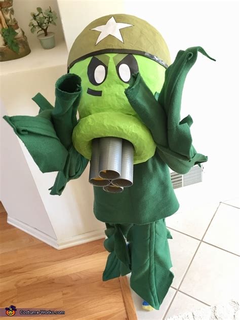 Plants vs. Zombies Gatling Peashooter Costume