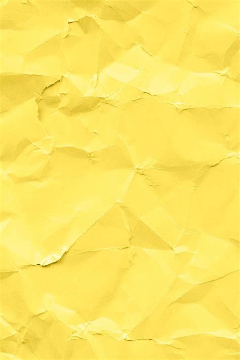 Yellow wrinkled paper pattern background | free image by rawpixel.com ...