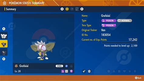 Shiny/non-shiny Shroodle/grafaiai 6IV Pokémon Scarlet/violet - Etsy