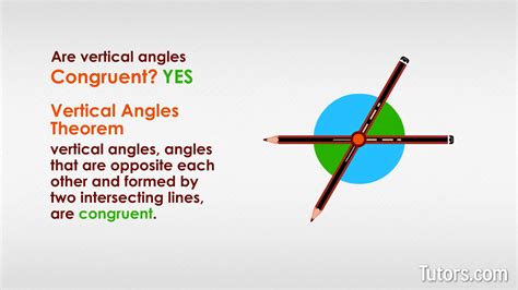 Vertical Angles - Definition, Theorem & Examples