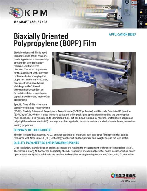 Biaxially Oriented Polypropylene (BOPP) Film | Application Note