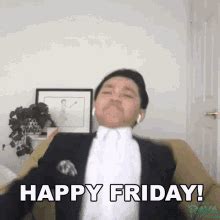 Groovy Young Guy Happy Friday Dance GIF | GIFDB.com