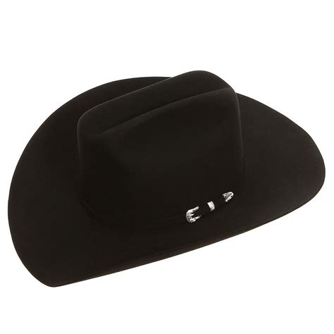 Stetson Black Lariat 5x Fur Cowboy Hats