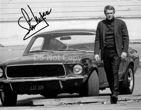 Steve Mcqueen Bullitt Signed Photo 8x10 Rp - Etsy