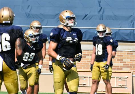 TE Cole Kmet More Relaxed And Comfortable In Year Two - InsideNDSports