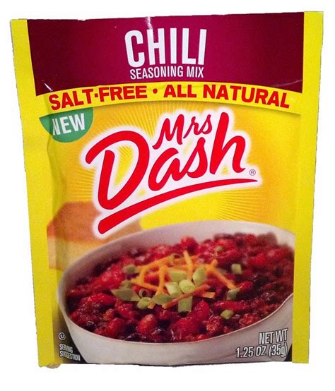 My (No/Low)Salt Life : Mrs Dash Chili