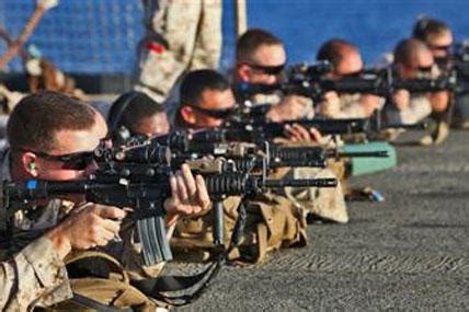 Marines Sight-In Aboard USS Rushmore | Military.com