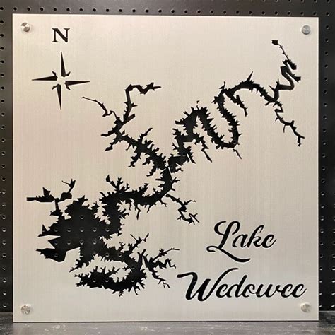 Wedowee Lake Map - Etsy