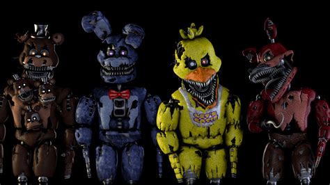 Nightmare animatronics poster remake by scruffygamer on DeviantArt