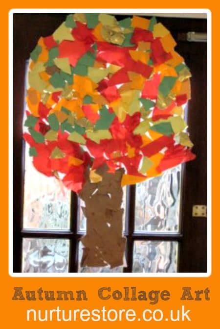 Autumn tree collage - NurtureStore